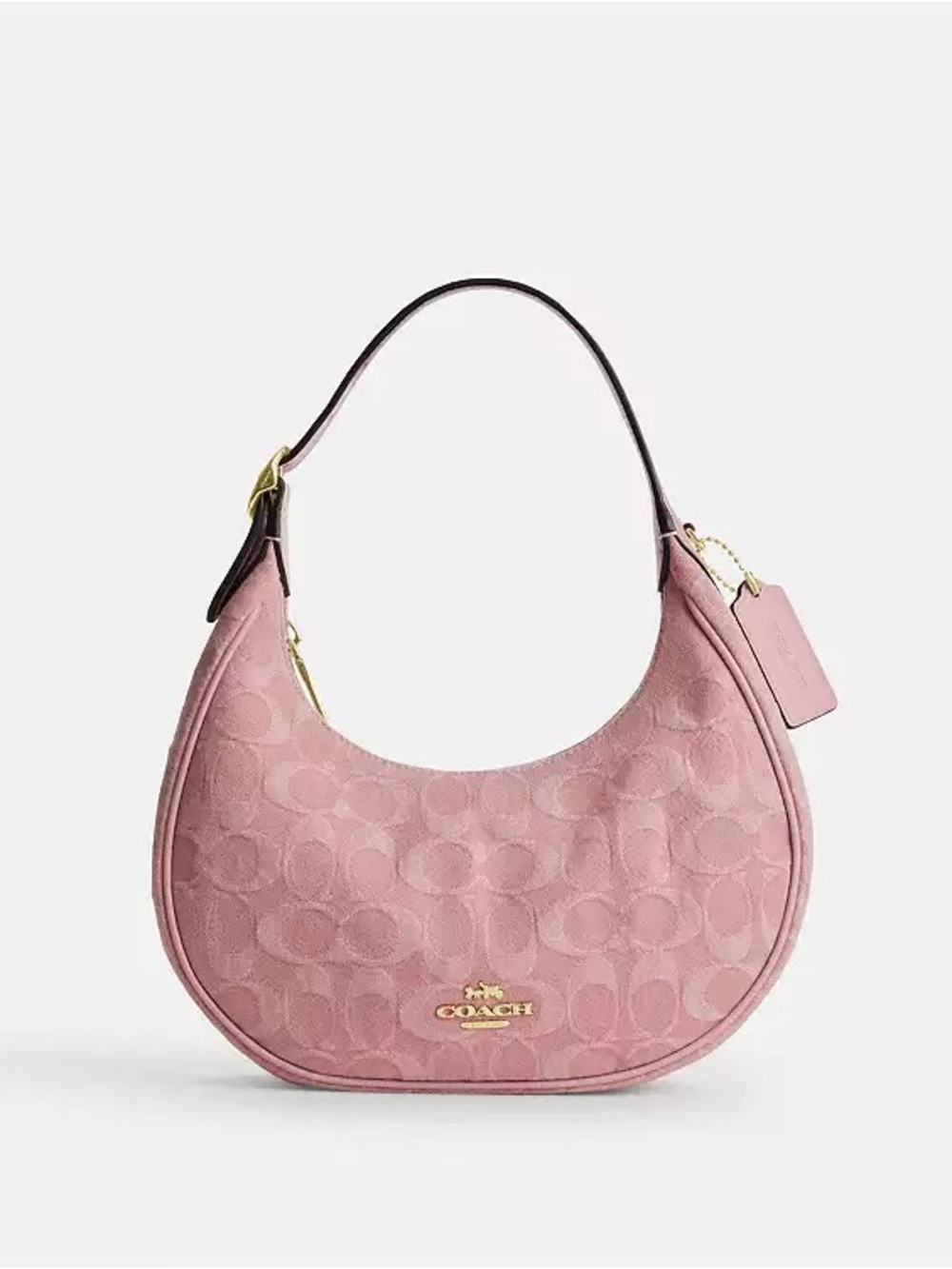 Coach Pink Denim Emily - Picture 4 of 9